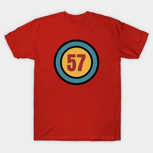 The Number 57 - fifty seven - fifty seventh - 57th T-Shirt